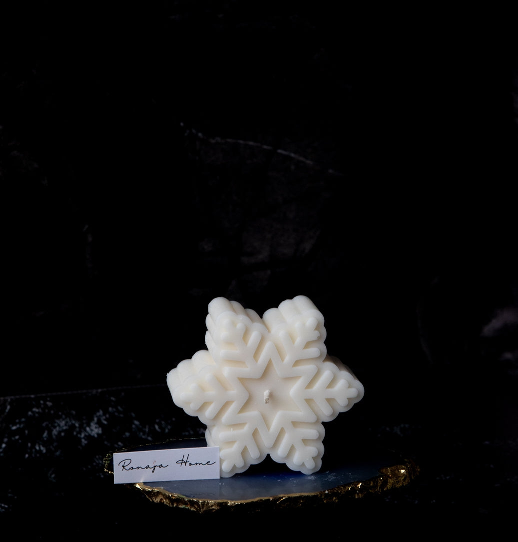 Candela fiocco di neve
