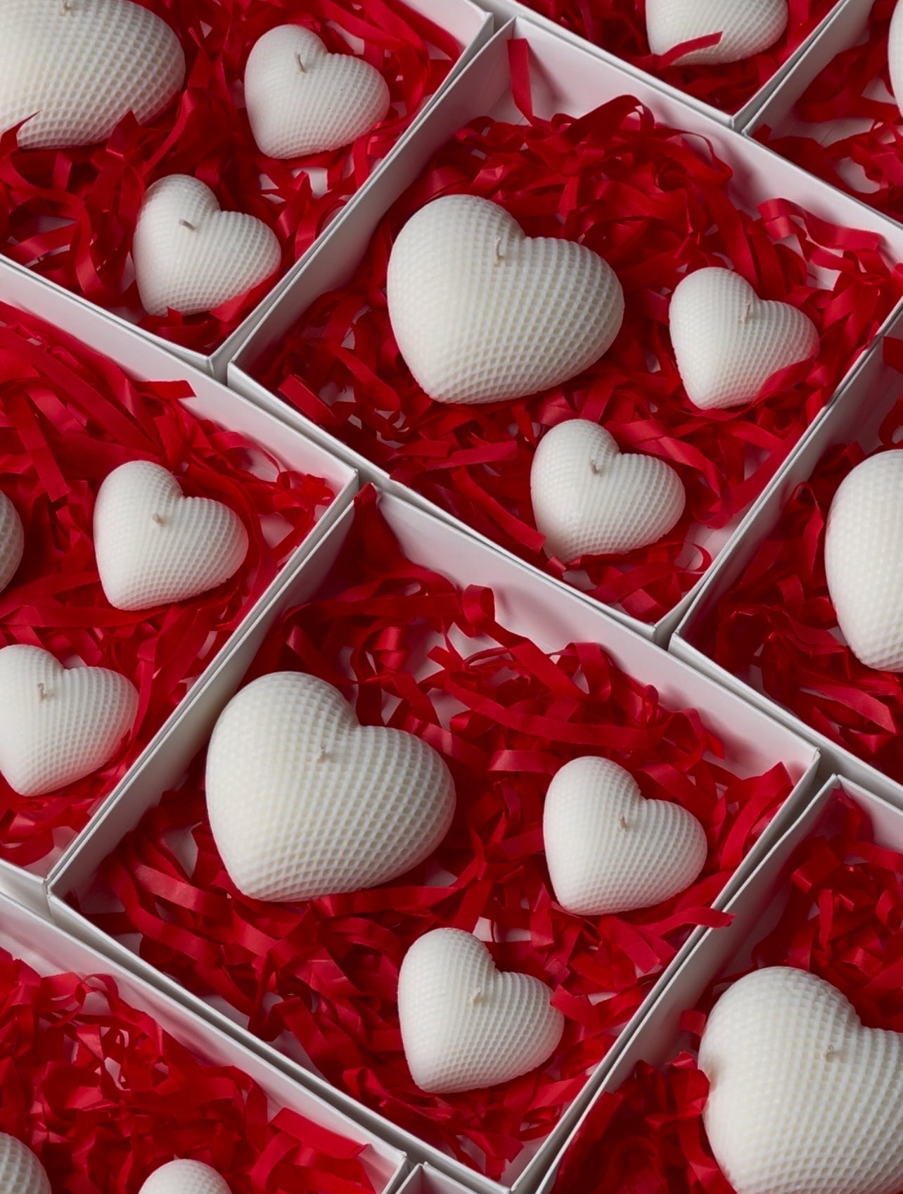 Heart Candle Gift Box – Set of 3 Candles