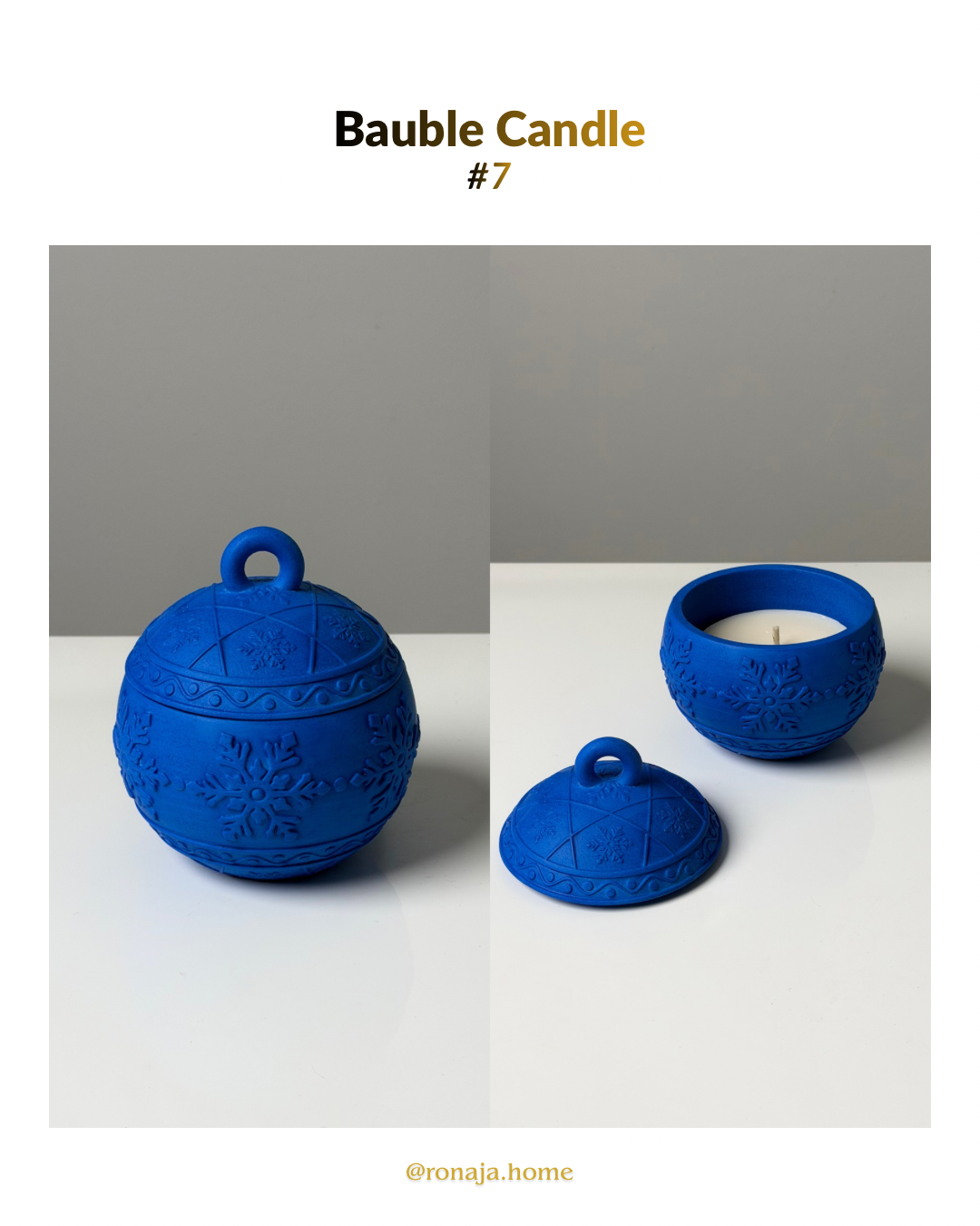 Christmas Bauble Candle