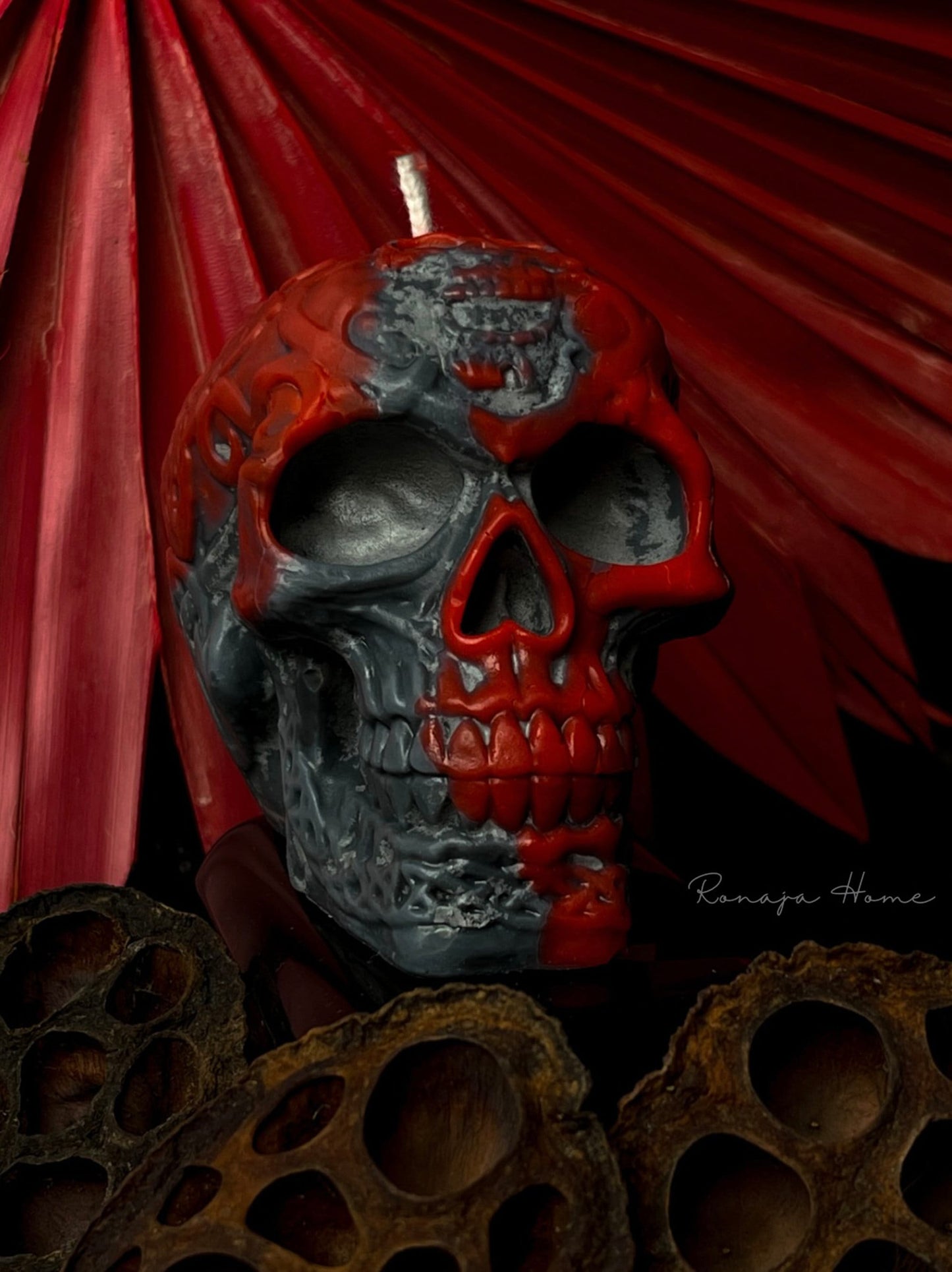 Totenkopfkerze