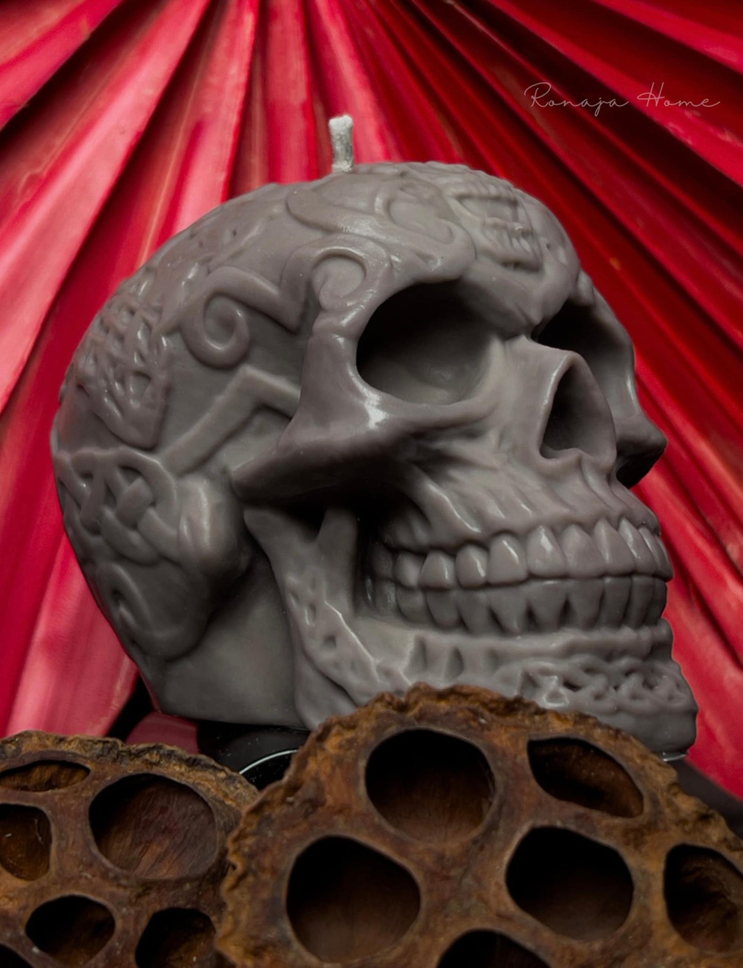 Totenkopfkerze