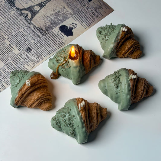 Pistachio Croissant Candle