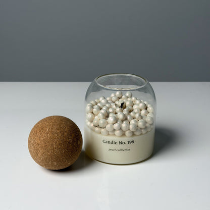 Candle No. 199 - Handmade Pearl Candle