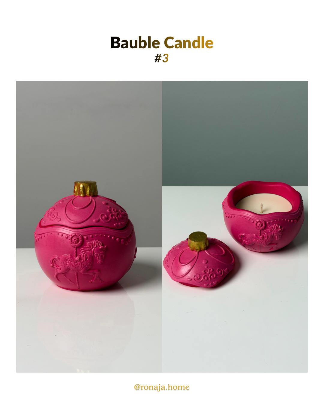 Christmas Bauble Candle
