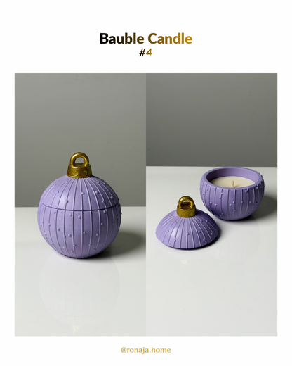 Christmas Bauble Candle