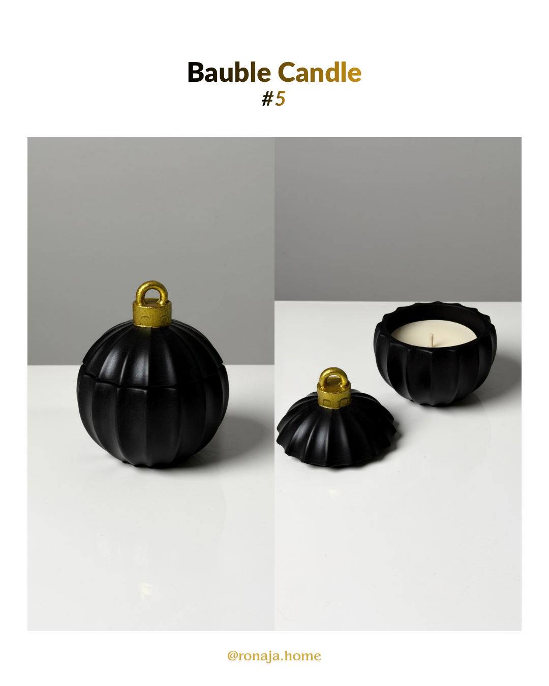 Christmas Bauble Candle