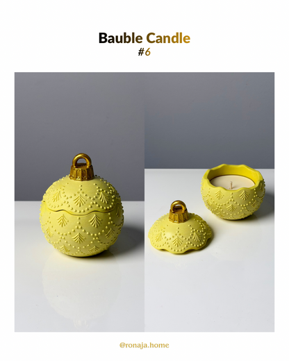 Christmas Bauble Candle