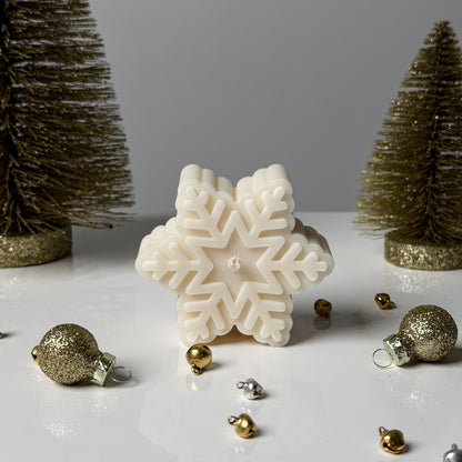 Snowflake Candle