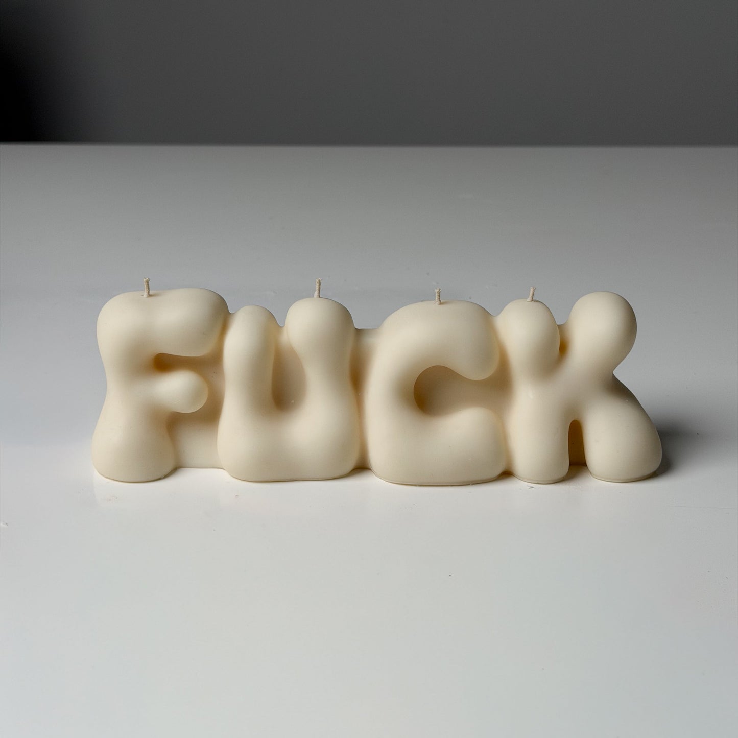 Bubble Word Candles – Love / Fuck / Kiss / XOXO