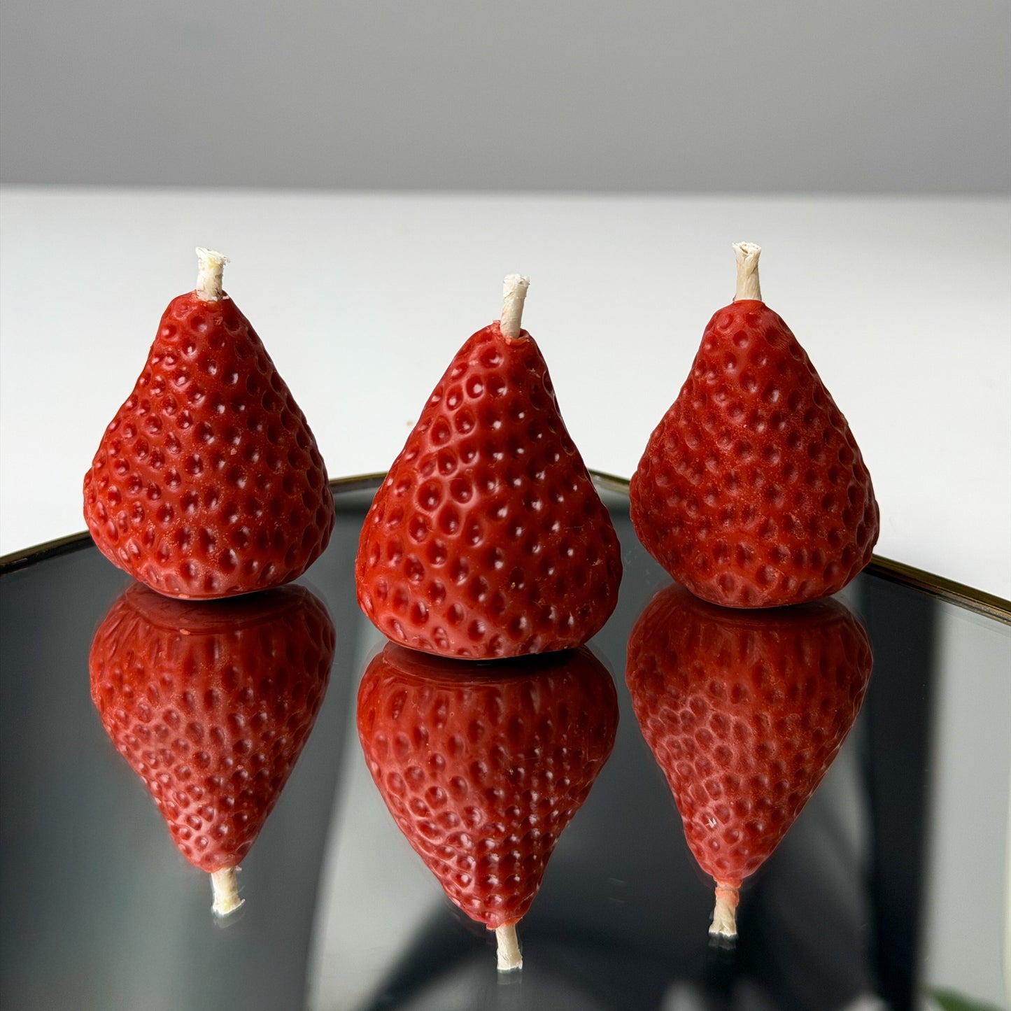 Handmade Strawberry Candle