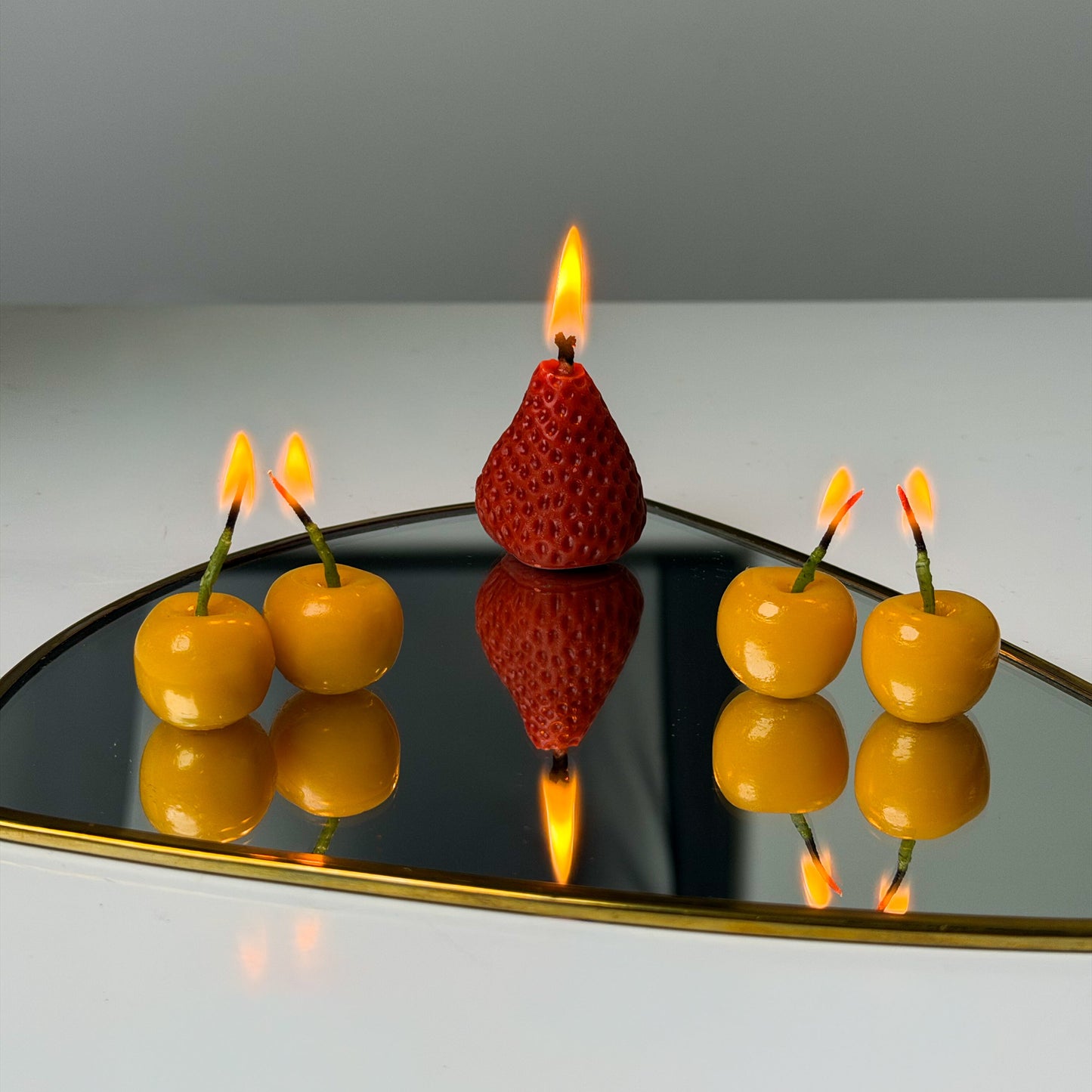 Handmade Strawberry Candle