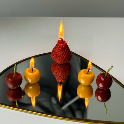 Handmade Strawberry Candle