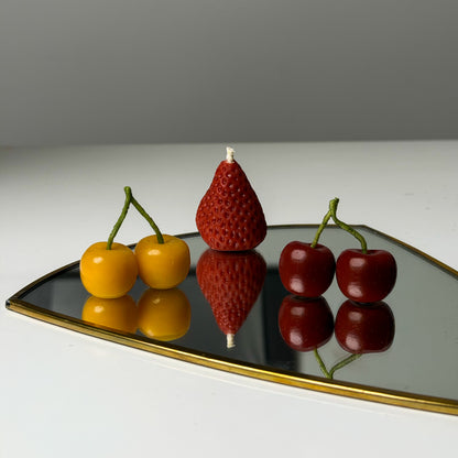 Handmade Strawberry Candle