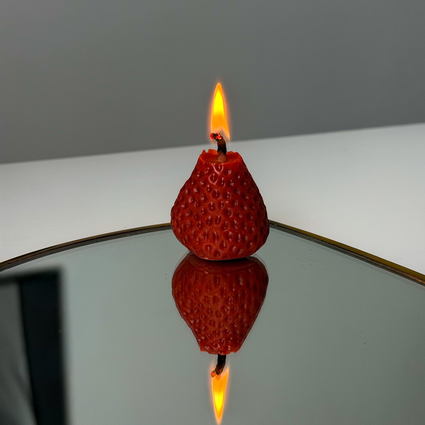Handmade Strawberry Candle
