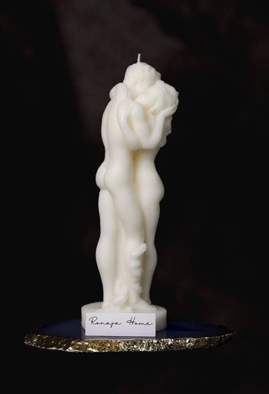 Large Loving Couple Candle