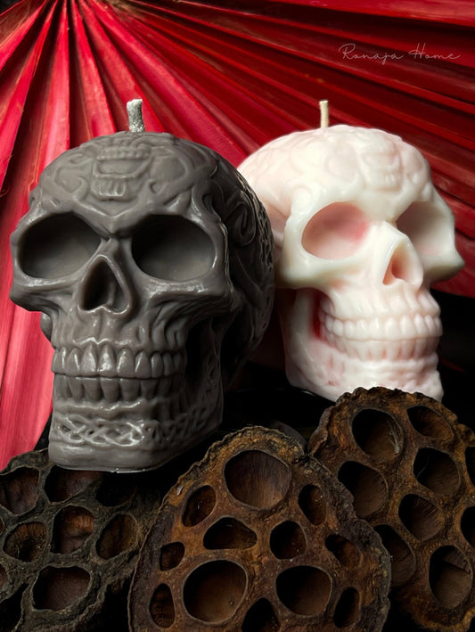 Totenkopfkerze